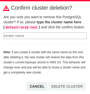 pgui-delete-cluster